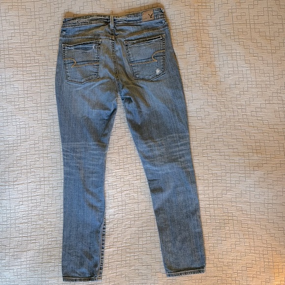 American Eagle Outfitters Distressed Denim Super Skinny Jeans - Picture 2 of 7